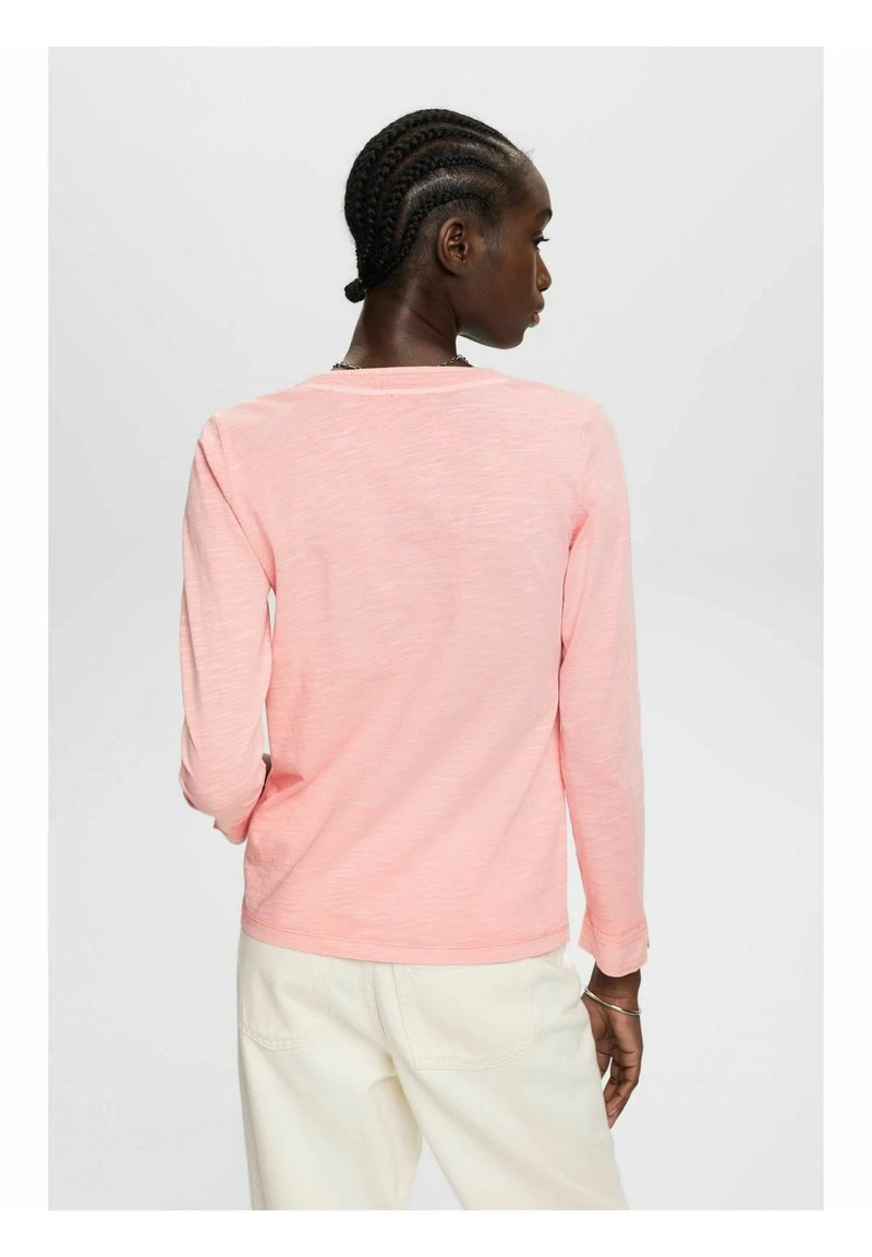 ESPRIT LONGSLEEVE MIT V AUSSCHNITT - Langarmshirt - Pink 5 ESPRIT LONGSLEEVE MIT V AUSSCHNITT - Langarmshirt - Pink – Bild 3