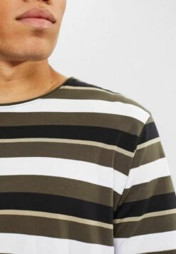 Edc By Esprit MIT STREIFENMUSTER - T-Shirt Print - Dark Khaki 11 Edc By Esprit MIT STREIFENMUSTER - T-Shirt Print - Dark Khaki -Esprit 033afd4b012a4ae6a55a00c0fbe1aa47