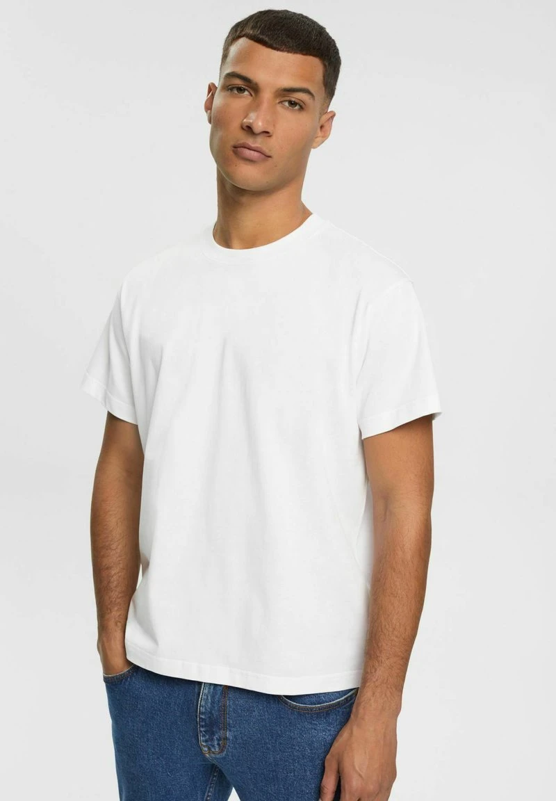 ESPRIT AMBIGRAM DIAMOND BACK PRINT - T-Shirt Print - White 3 ESPRIT AMBIGRAM DIAMOND BACK PRINT - T-Shirt Print - White