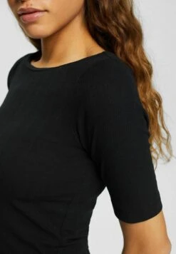 ESPRIT POINTELLE - T-Shirt Basic - Black 11 ESPRIT POINTELLE - T-Shirt Basic - Black -Esprit 04d13aed58ed460e8a42d43f740db22d
