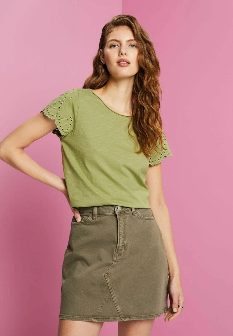 ESPRIT T-Shirt Print - Pistachio Green 6 ESPRIT T-Shirt Print - Pistachio Green – Bild 4