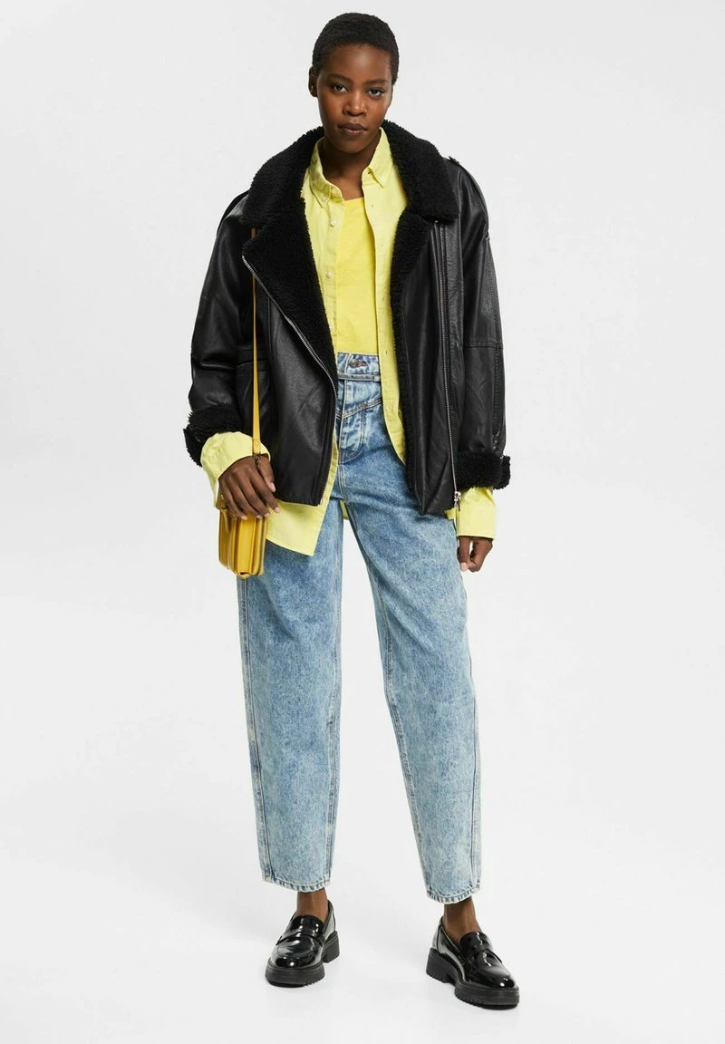 Edc By Esprit SLUB ROUND NECK - T-Shirt Basic - Light Yellow 8 Edc By Esprit SLUB ROUND NECK - T-Shirt Basic - Light Yellow – Bild 6