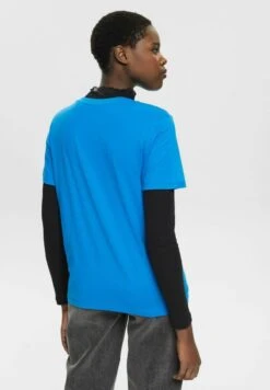 Edc By Esprit F AW - T-Shirt Basic - Blue 10 Edc By Esprit F AW - T-Shirt Basic - Blue -Esprit 098a016a75774fca8edbc94b038a8042