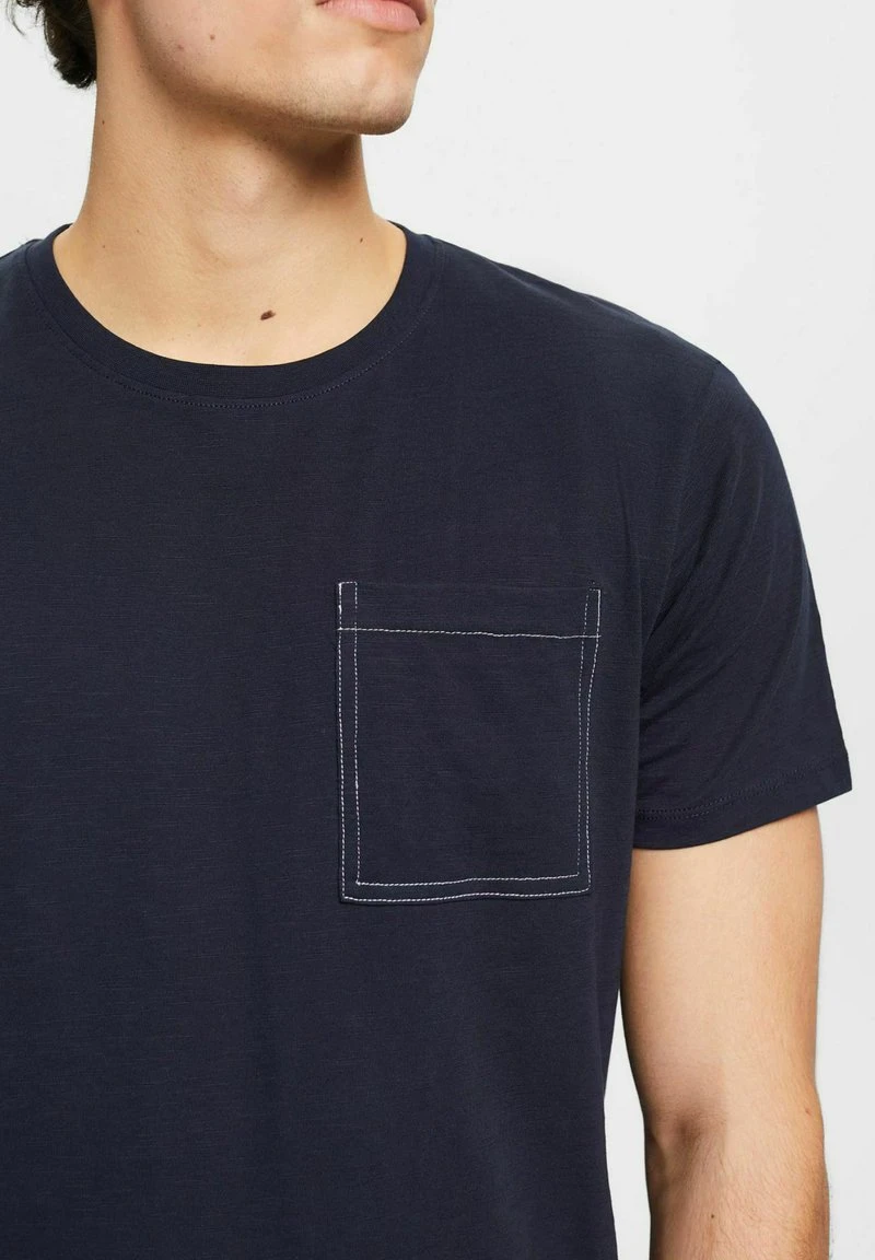 ESPRIT REGULAR FIT - T-Shirt Basic - Navy 6 ESPRIT REGULAR FIT - T-Shirt Basic - Navy – Bild 4