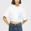 ESPRIT KURZ GESCHNITTENES MIT INDIGO-PRINT - T-Shirt Print - White 1 ESPRIT KURZ GESCHNITTENES MIT INDIGO-PRINT - T-Shirt Print - White -Esprit 0a9d9cca1c294113b1a7f7eaabf32811
