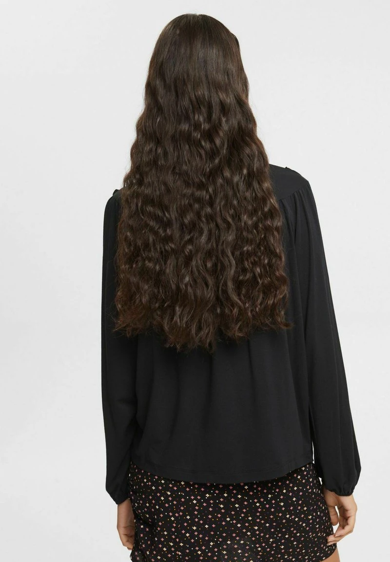 Edc By Esprit MIT GEKRÄUSELTER - Langarmshirt - Black 5 Edc By Esprit MIT GEKRÄUSELTER - Langarmshirt - Black – Bild 3