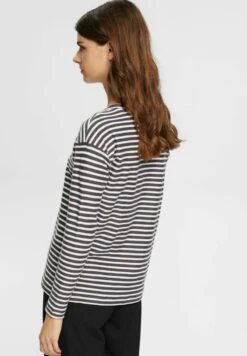 ESPRIT MIT STREIFEN - Langarmshirt - Anthracite -Esprit 0cb4cb7f77064b5ebb14e4eec1c3bfde