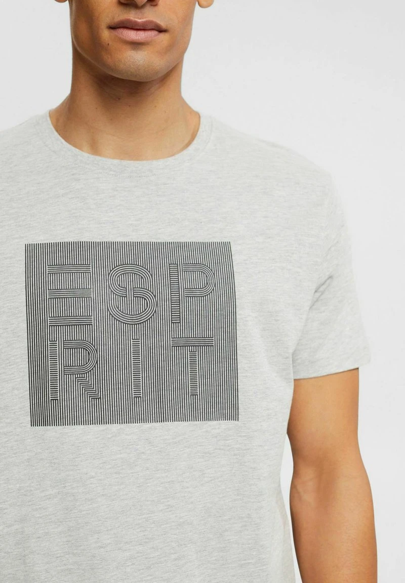 ESPRIT MIT LOGO PRINT - T-Shirt Print - Light Grey 6 ESPRIT MIT LOGO PRINT - T-Shirt Print - Light Grey – Bild 4