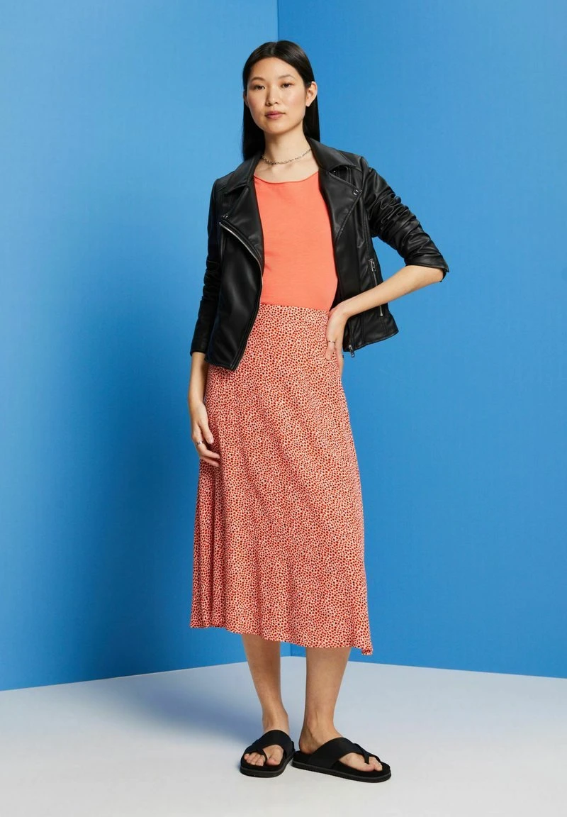 ESPRIT T-Shirt Print - Coral Orange 5 ESPRIT T-Shirt Print - Coral Orange – Bild 3