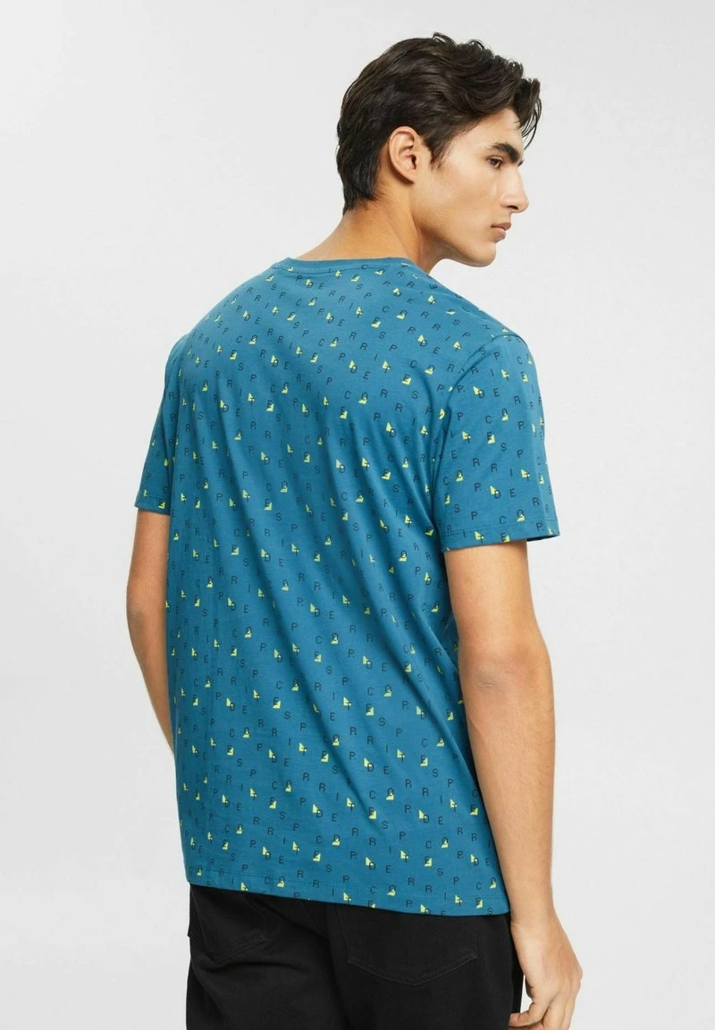 Edc By Esprit EDC REGULAR FIT - T-Shirt Print - Dark Turquoise 5 Edc By Esprit EDC REGULAR FIT - T-Shirt Print - Dark Turquoise – Bild 3