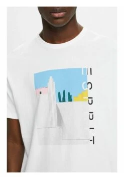 ESPRIT MIT FRONTPRINT - T-Shirt Print - White 11 ESPRIT MIT FRONTPRINT - T-Shirt Print - White -Esprit 11345b9798b14737bce03c5d26ec05eb