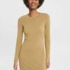 ESPRIT FLAT - Etuikleid - Khaki Beige 1 ESPRIT FLAT - Etuikleid - Khaki Beige -Esprit 11a5a8752d764bd689a3e7285c4d86a6