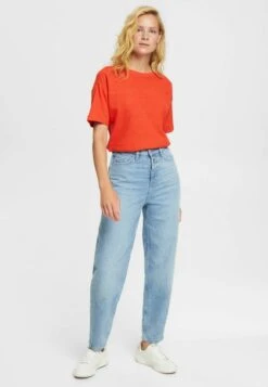 ESPRIT T-Shirt Basic - Orange Red 9 ESPRIT T-Shirt Basic - Orange Red -Esprit 11b8c4a7ee1a44b5a895bd7f70968744