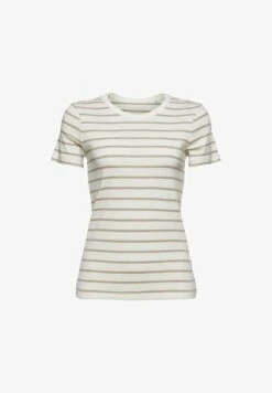 ESPRIT STRIPED - T-Shirt Print - Off White -Esprit 13541208786d4050afea77f19cb47e03
