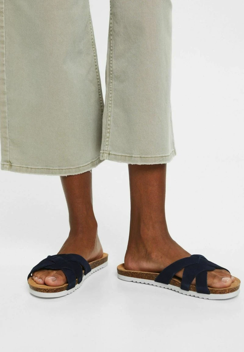 ESPRIT SLIDE - Pantolette Flach - Navy 3 ESPRIT SLIDE - Pantolette Flach - Navy
