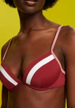 ESPRIT TAYRONA PAR PADDED PLUNGE - Bikini-Top - Dark Red 12 ESPRIT TAYRONA PAR PADDED PLUNGE - Bikini-Top - Dark Red -Esprit 1388e0b4b2e24595976f6f659893025c