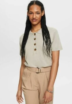 ESPRIT KURZARM - Poloshirt - Dusty Green