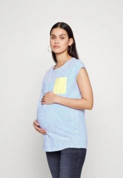 SHORT SLEEVE - T-Shirt Print - Shirt Blue