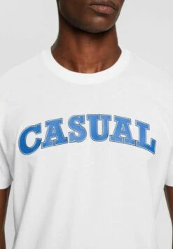 ESPRIT MIT STATEMENT PRINT - T-Shirt Print - White -Esprit 1550bba20cfd4b2a8f8b02ccaa6cf3b2