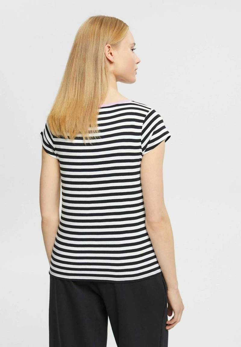 Edc By Esprit MIT KAPPENARMELN - T-Shirt Print - Black 5 Edc By Esprit MIT KAPPENARMELN - T-Shirt Print - Black – Bild 3