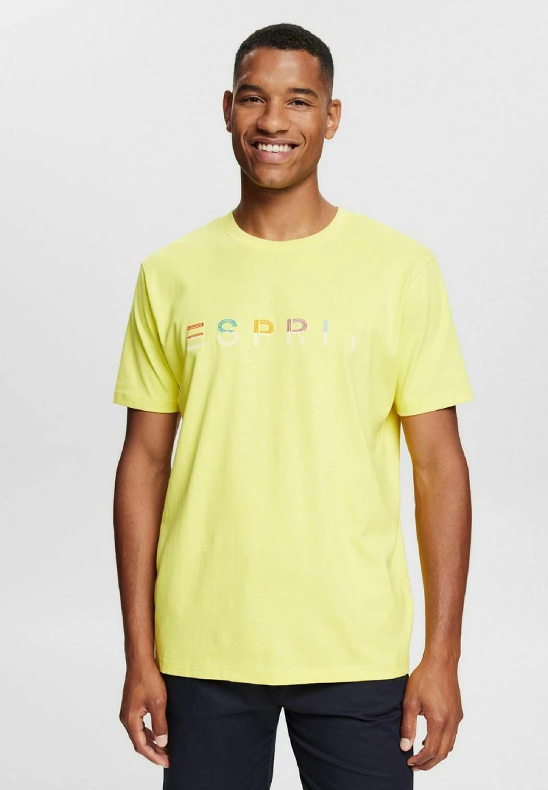 ESPRIT SUS AW CN SS - T-Shirt Print - Bright Yellow 3 ESPRIT SUS AW CN SS - T-Shirt Print - Bright Yellow