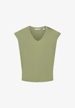 Edc By Esprit MIT V AUSSCHNITT - T-Shirt Basic - Light Khaki 12 Edc By Esprit MIT V AUSSCHNITT - T-Shirt Basic - Light Khaki -Esprit 16d48f98dad54e46ace4d4bc593ff490
