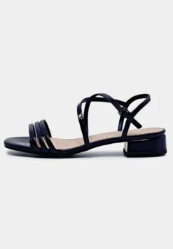 ESPRIT MIT BLOCKABSATZ - Riemensandalette - Navy -Esprit 17f16ef60eba44f8b2b9cbd8407df52e