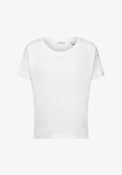 ESPRIT MIT TURN-UP-ÄRMELN - T-Shirt Basic - White 13 ESPRIT MIT TURN-UP-ÄRMELN - T-Shirt Basic - White -Esprit 181c4ecb7f26450e875237b947b8aae2