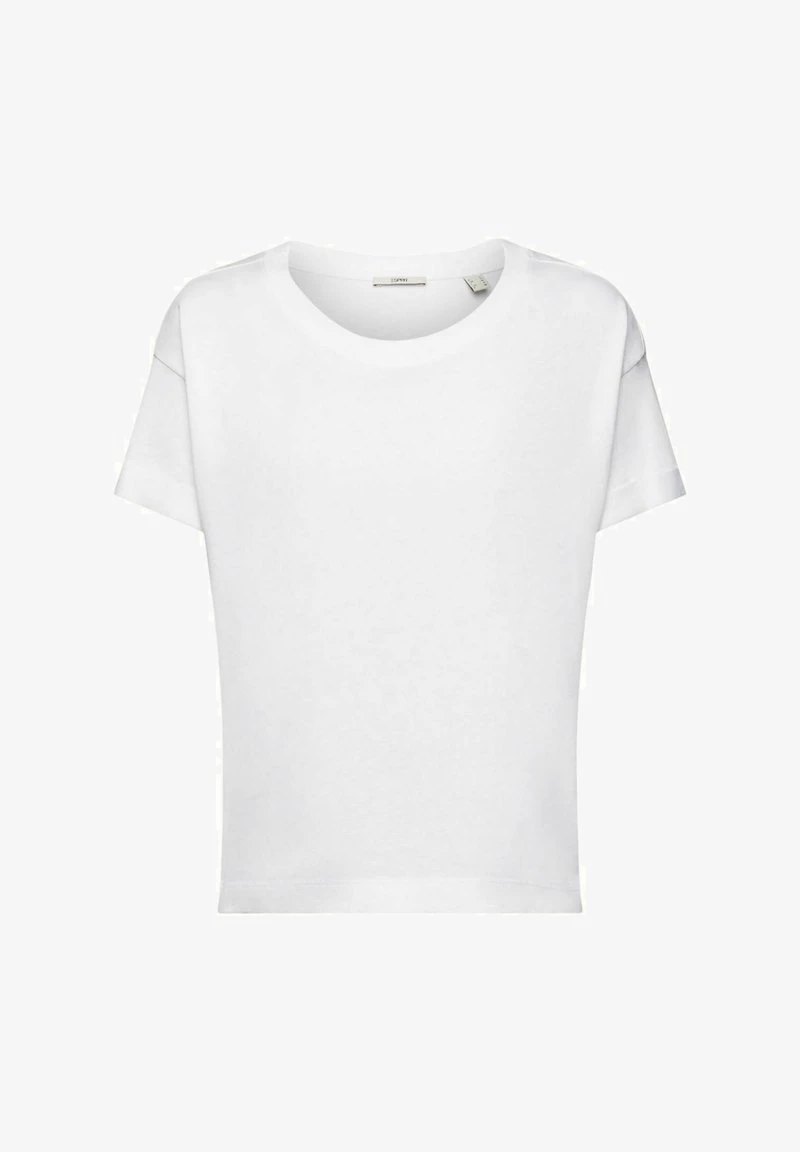 ESPRIT MIT TURN-UP-ÄRMELN - T-Shirt Basic - White 8 ESPRIT MIT TURN-UP-ÄRMELN - T-Shirt Basic - White – Bild 6