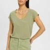 Edc By Esprit MIT U BOOTAUSSCHNITT - T-Shirt Basic - Light Khaki 2 Edc By Esprit MIT U BOOTAUSSCHNITT - T-Shirt Basic - Light Khaki -Esprit 19ddd804834449ae85fc25fbef10ad9b
