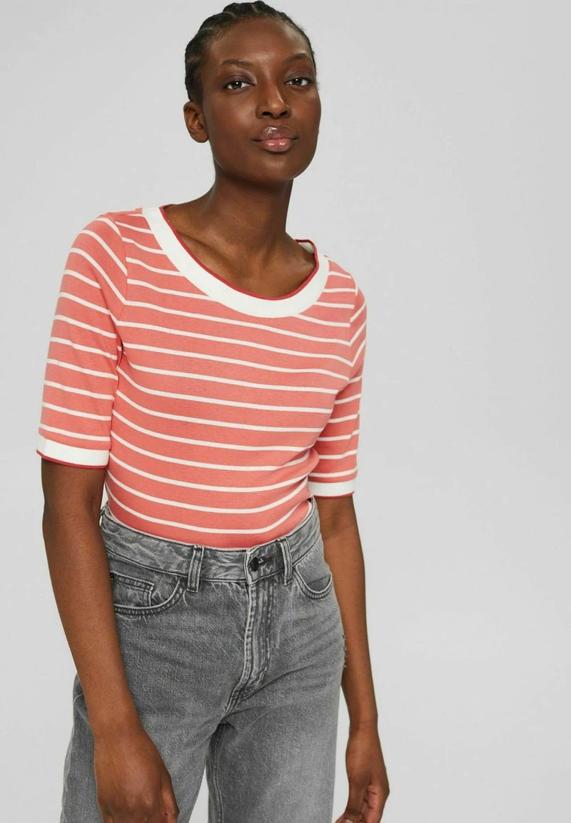 ESPRIT T-Shirt Print - Coral 3 ESPRIT T-Shirt Print - Coral