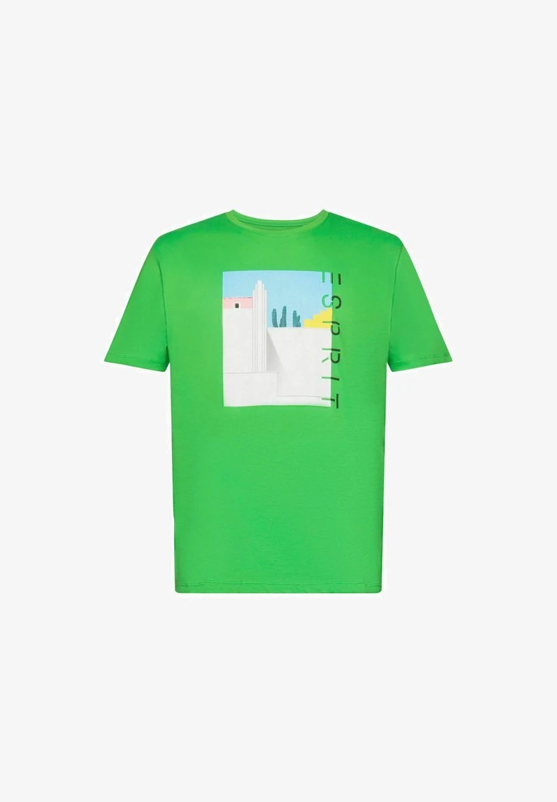 ESPRIT MIT FRONTPRINT - T-Shirt Print - Green 8 ESPRIT MIT FRONTPRINT - T-Shirt Print - Green – Bild 6
