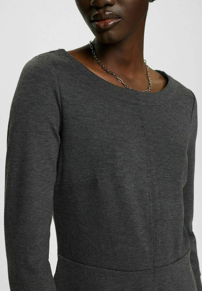 ESPRIT AUS PUNTO - Jerseykleid - Gunmetal 6 ESPRIT AUS PUNTO - Jerseykleid - Gunmetal – Bild 4