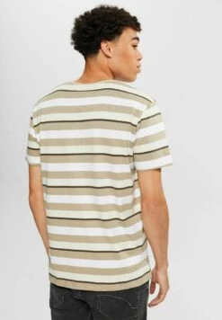 Edc By Esprit MIT STREIFENMUSTER - T-Shirt Print - Cream Beige 10 Edc By Esprit MIT STREIFENMUSTER - T-Shirt Print - Cream Beige -Esprit 20742f7dbcb74499acef615250935d55