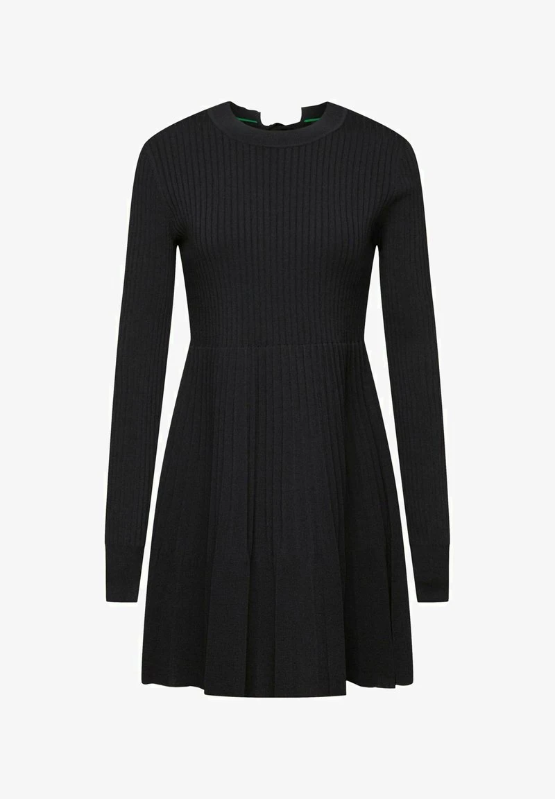 ESPRIT MIT RUNDHALS - Strickkleid - Black 8 ESPRIT MIT RUNDHALS - Strickkleid - Black – Bild 6