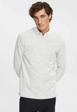 Edc By Esprit Langarmshirt - Off White