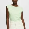 ESPRIT SSLV STRIPE - T-Shirt Print - Citrus Green -Esprit 241068d0bdda46b2a1f21c244ce24669