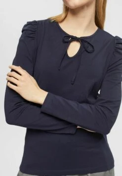 Edc By Esprit MIT KEYHOLE-DETAIL - Langarmshirt - Navy 11 Edc By Esprit MIT KEYHOLE-DETAIL - Langarmshirt - Navy -Esprit 2422e51fdc1c49aaa257f2c3d0b36aa7