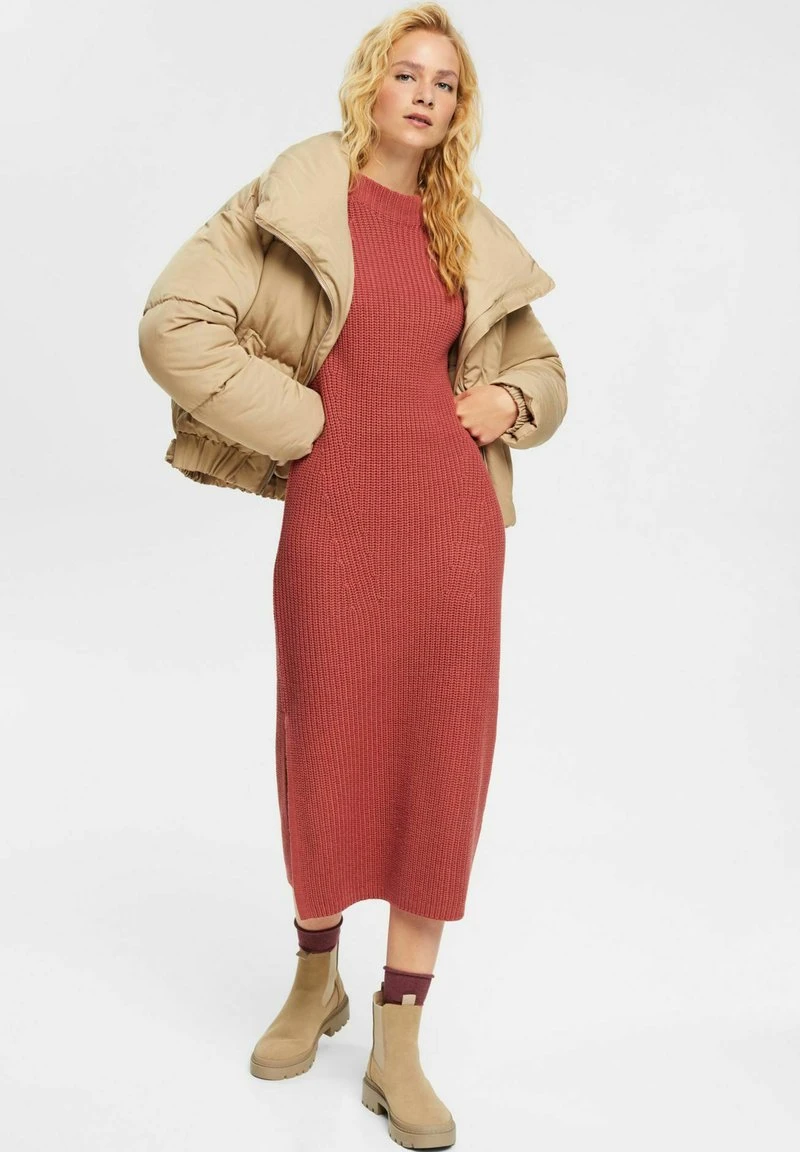 ESPRIT SUS - Strickkleid - Terracotta 4 ESPRIT SUS - Strickkleid - Terracotta – Bild 2