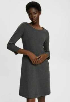 ESPRIT AUS PUNTO - Jerseykleid - Gunmetal