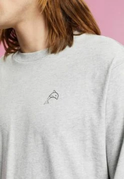 ESPRIT LONGSLEEVE MIT DELFINPRINT - Langarmshirt - Light Grey New -Esprit 2be8ac739f4749ce956f043e1ade6dfb