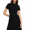 ESPRIT MIT PLISSEEFALTEN UND STEHKRAGEN - Strickkleid - Black 2 ESPRIT MIT PLISSEEFALTEN UND STEHKRAGEN - Strickkleid - Black -Esprit 2f0b491b8cda41fb97b3f6a40f952182