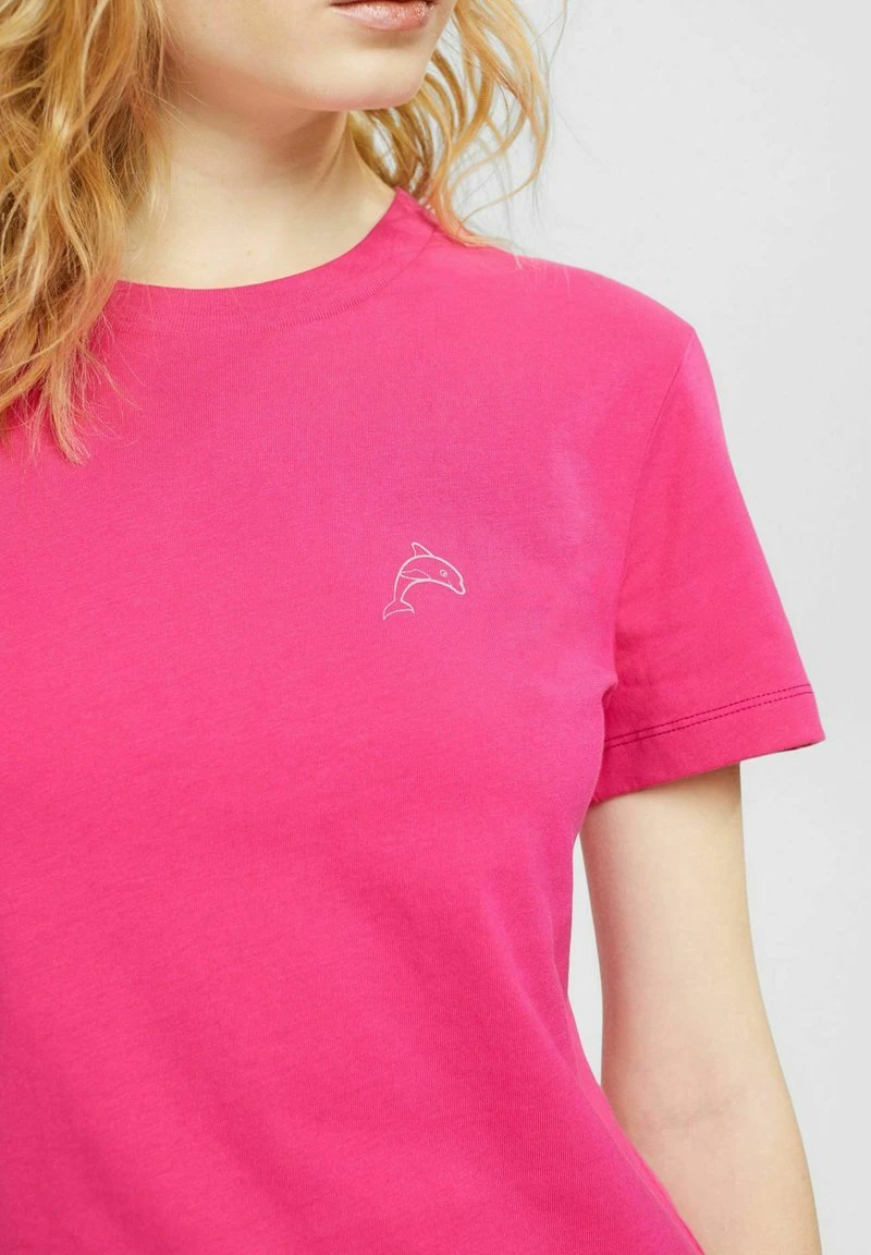 ESPRIT MIT DELFINPRINT - T-Shirt Basic - Pink Fuchsia 4 ESPRIT MIT DELFINPRINT - T-Shirt Basic - Pink Fuchsia – Bild 2