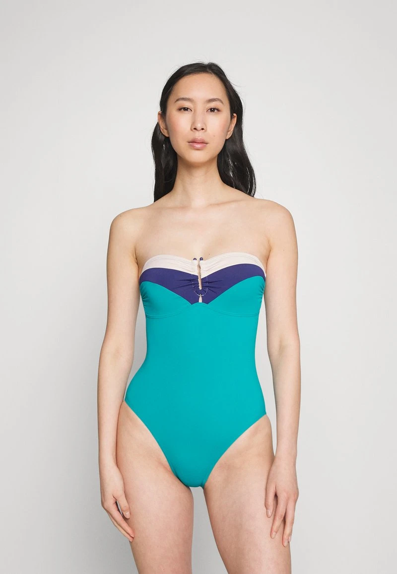 ESPRIT LA JOLLA BEACH PADDED BANDEAU SWIMSUIT - Badeanzug - Teal Green 5 ESPRIT LA JOLLA BEACH PADDED BANDEAU SWIMSUIT - Badeanzug - Teal Green – Bild 3