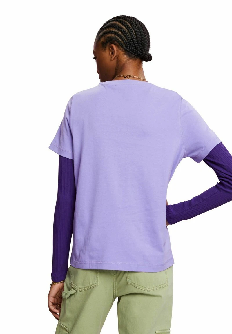Edc By Esprit T-Shirt Basic - Purple 4 Edc By Esprit T-Shirt Basic - Purple – Bild 2