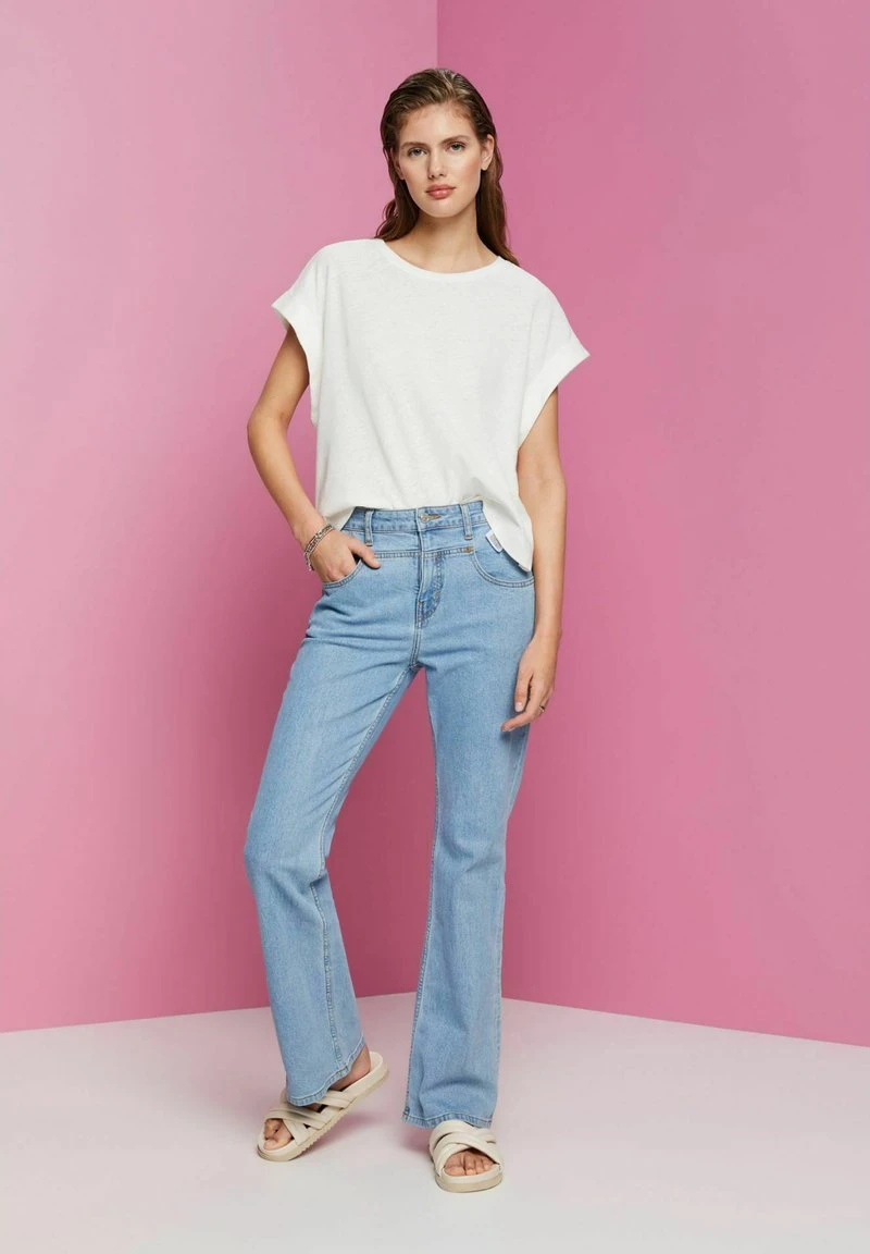 Edc By Esprit T-Shirt Basic - Off White 5 Edc By Esprit T-Shirt Basic - Off White – Bild 3