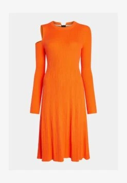 ESPRIT SCHULTER - Strickkleid - Red Orange 12 ESPRIT SCHULTER - Strickkleid - Red Orange -Esprit 37d641a8576d4c92b7d11e573a2c20dd