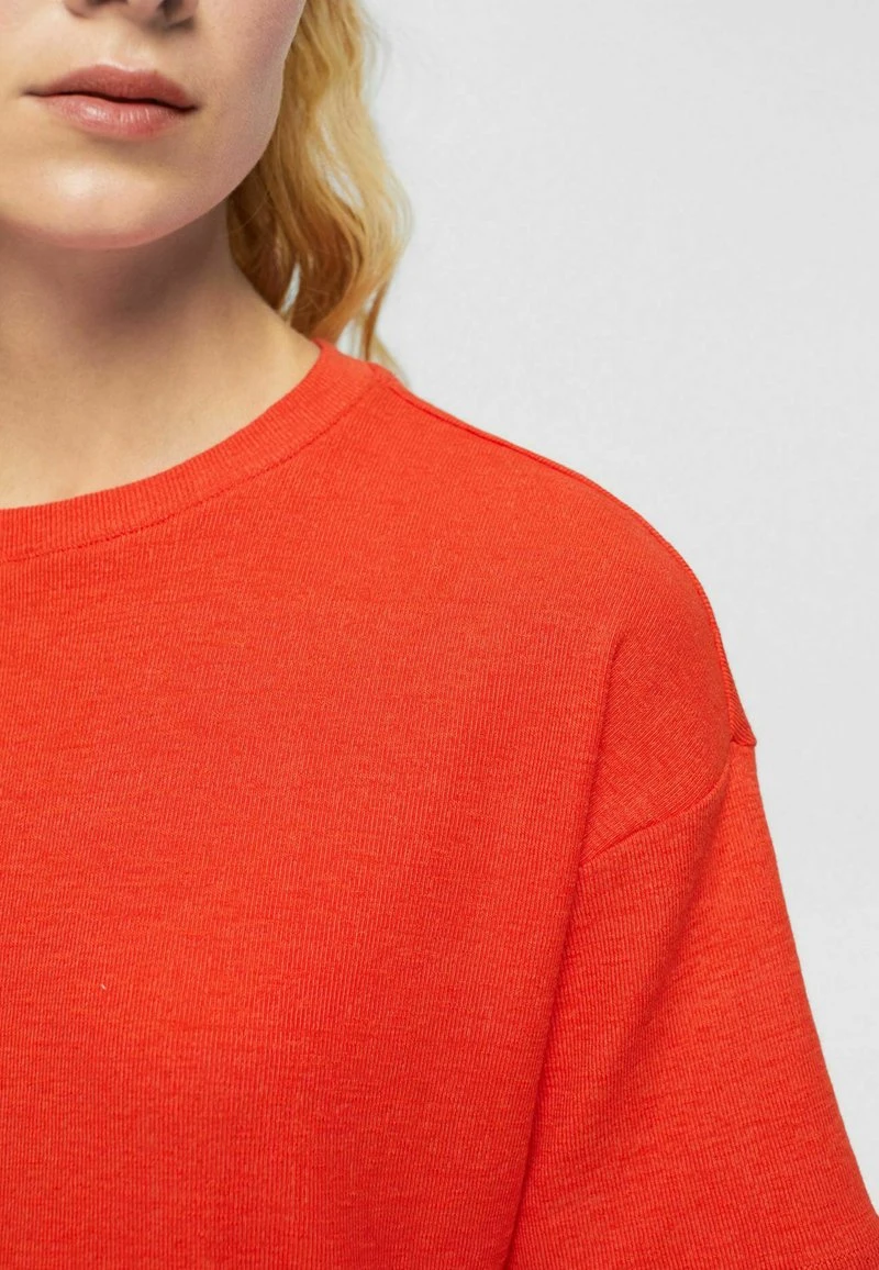 ESPRIT T-Shirt Basic - Orange Red 6 ESPRIT T-Shirt Basic - Orange Red – Bild 4