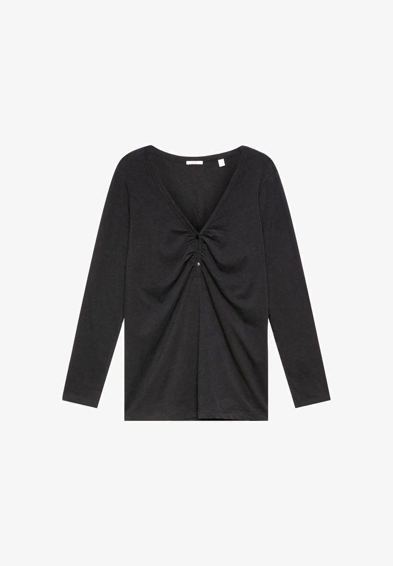 ESPRIT CURVY LONGSLEEVE - Langarmshirt - Black 4 ESPRIT CURVY LONGSLEEVE - Langarmshirt - Black – Bild 2