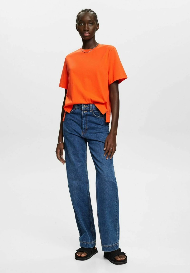 ESPRIT T-Shirt Basic - Orange Red New 4 ESPRIT T-Shirt Basic - Orange Red New – Bild 2